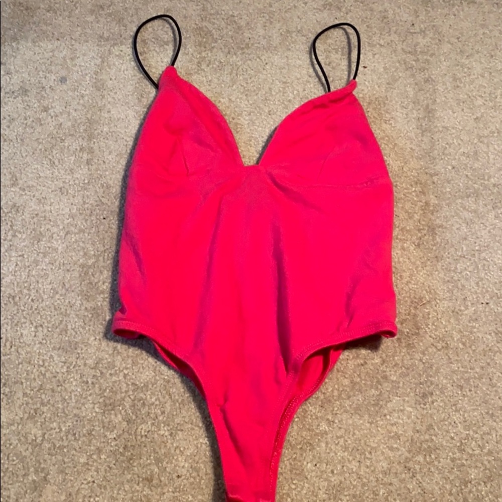 Pink bodysuit